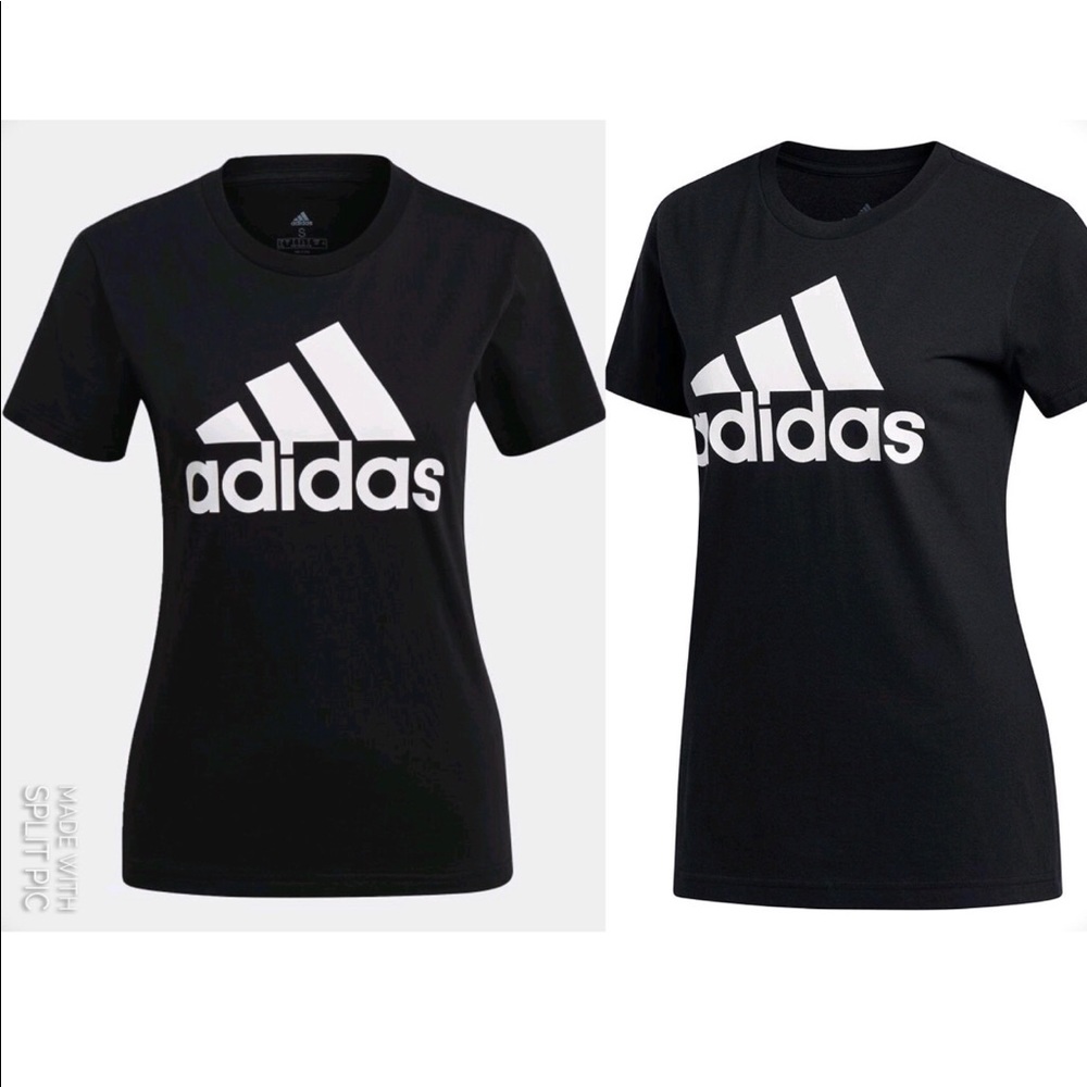 ADIDAS Amplifier Tee Shirt Crewneck Short Sleeve Black Small Women’s